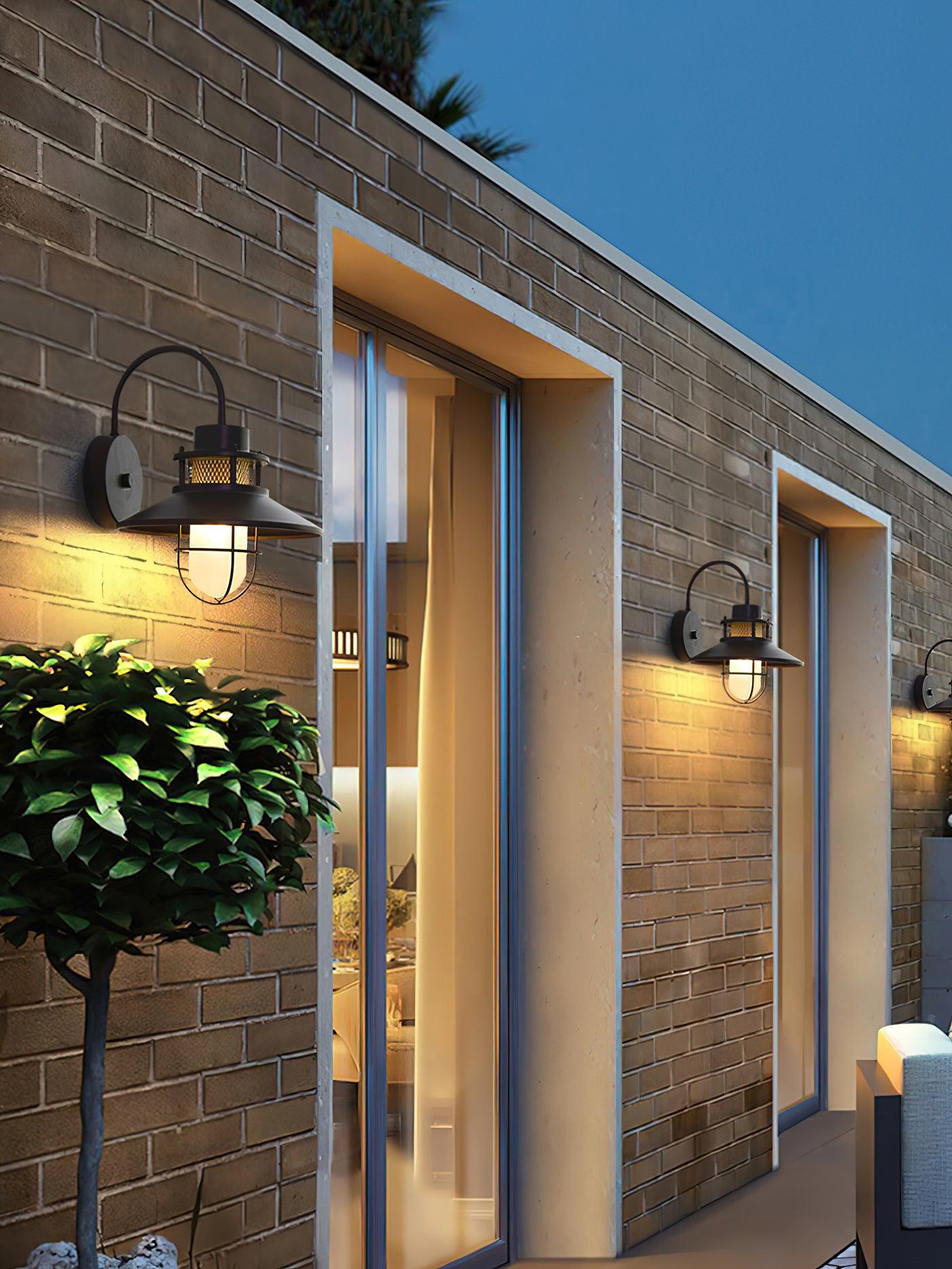 Marcell | Industrial Outdoor Lamp for Covered Patios