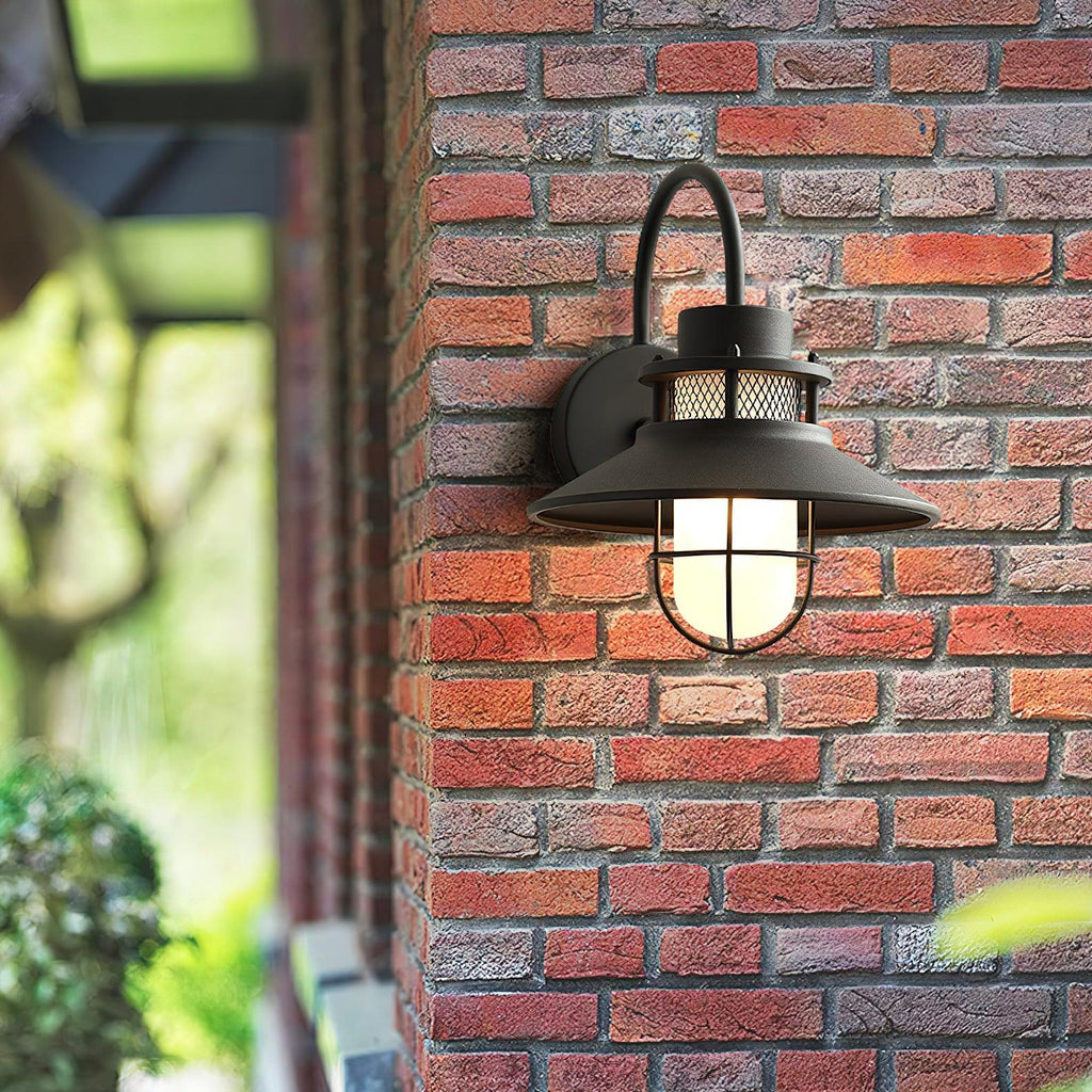 Marcell | Industrial Outdoor Lamp for Covered Patios