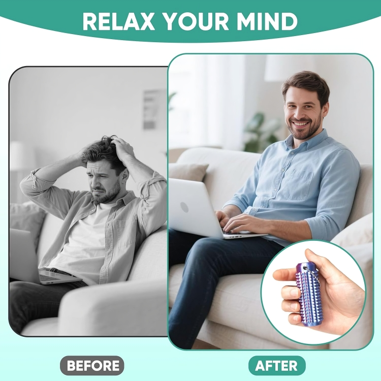 Pocket Spiky Stress Relief Gadget — Calm and Focus