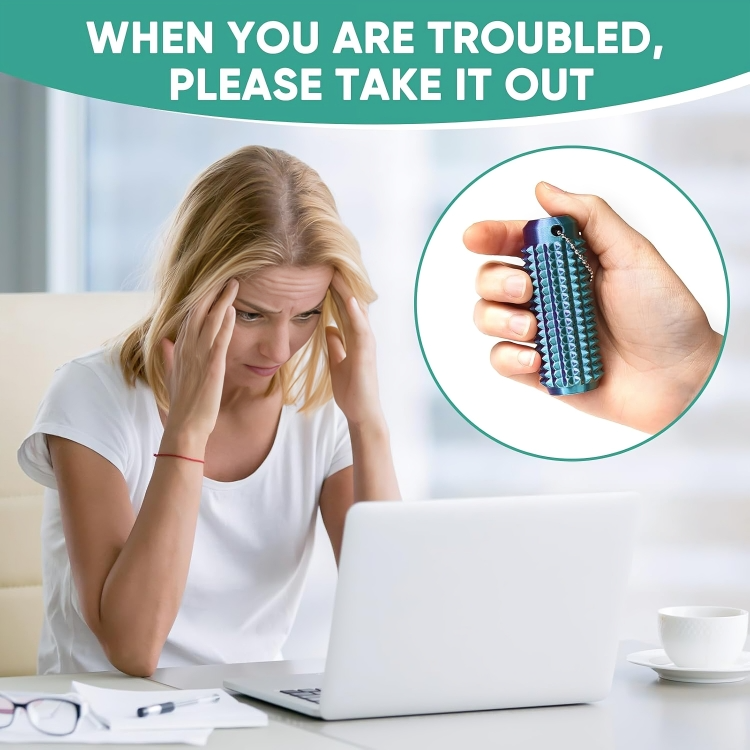 Pocket Spiky Stress Relief Gadget — Calm and Focus