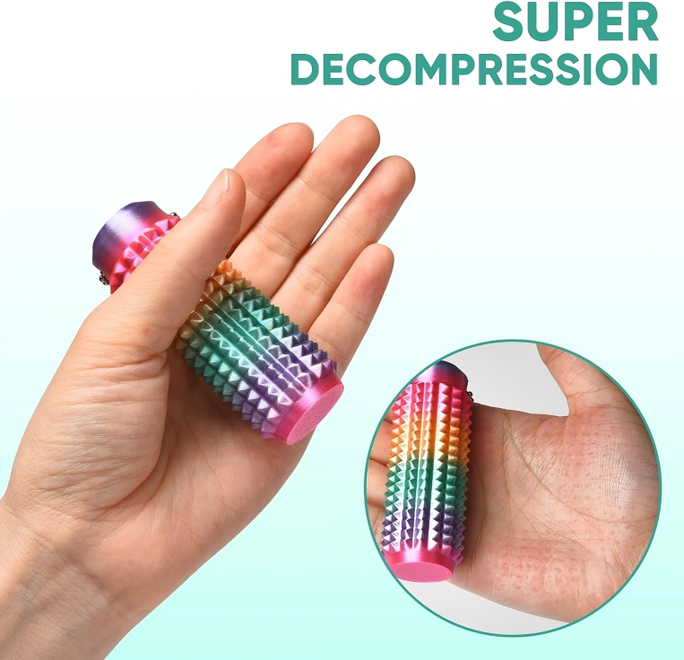 Pocket Spiky Stress Relief Gadget — Calm and Focus