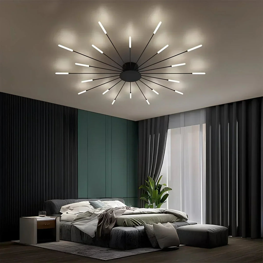 Taklampe med fyrverkeristjerne for moderne hjem | Ventumra