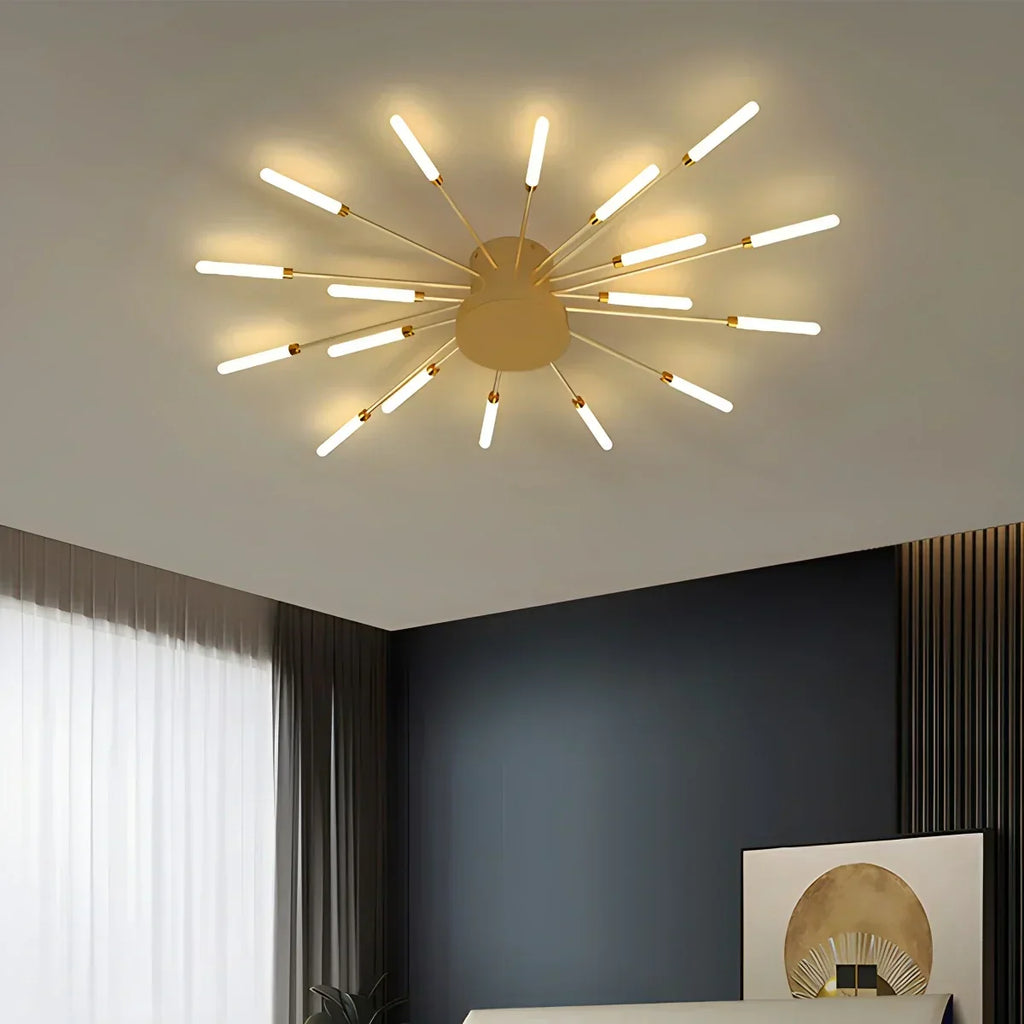 Taklampe med fyrverkeristjerne for moderne hjem | Ventumra
