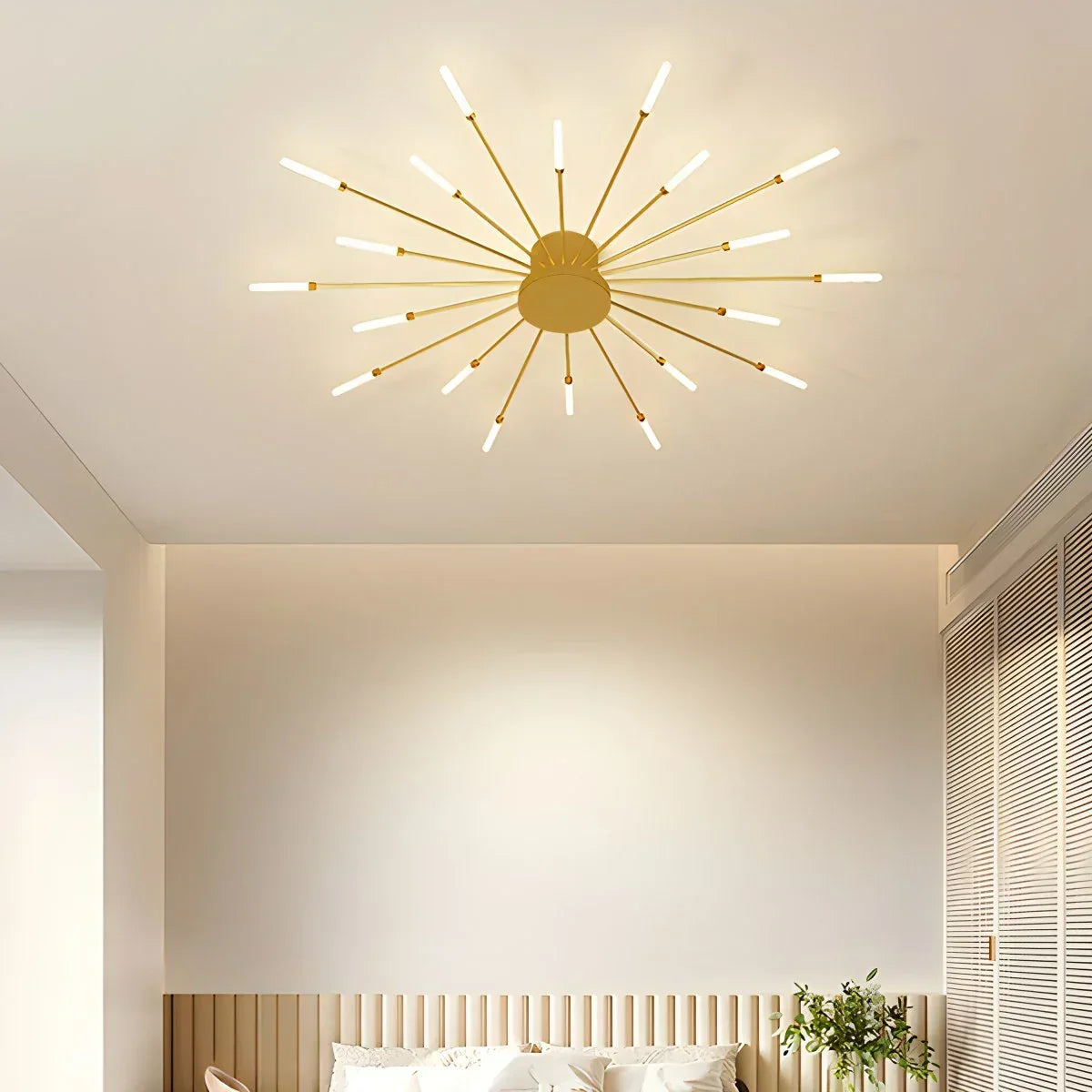 Taklampe med fyrverkeristjerne for moderne hjem | Ventumra