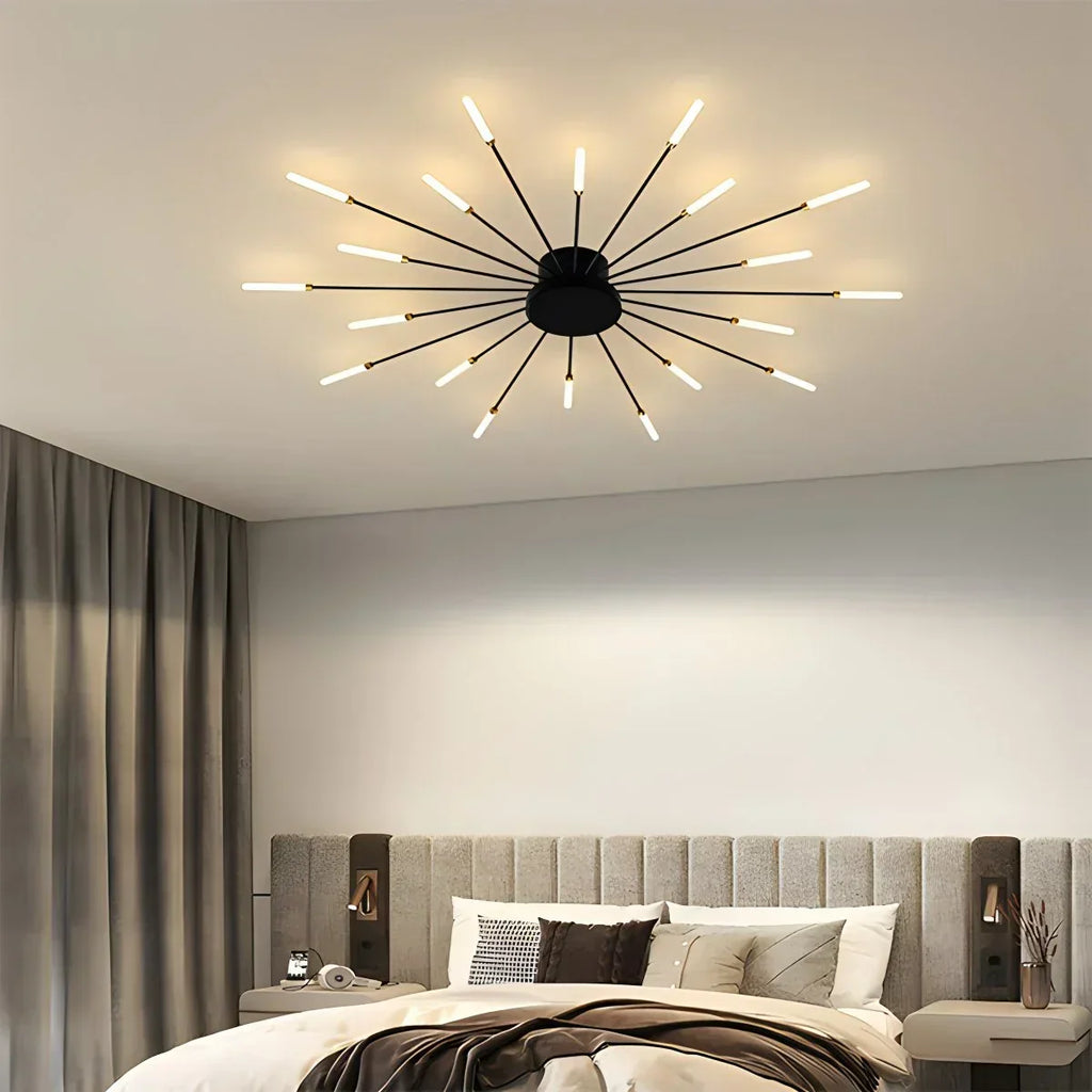 Taklampe med fyrverkeristjerne for moderne hjem | Ventumra