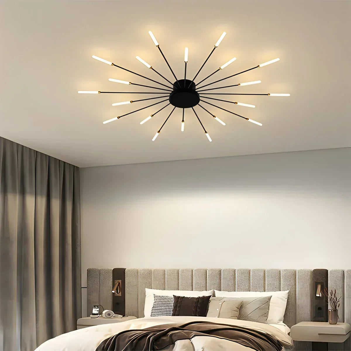 Taklampe med fyrverkeristjerne for moderne hjem | Ventumra