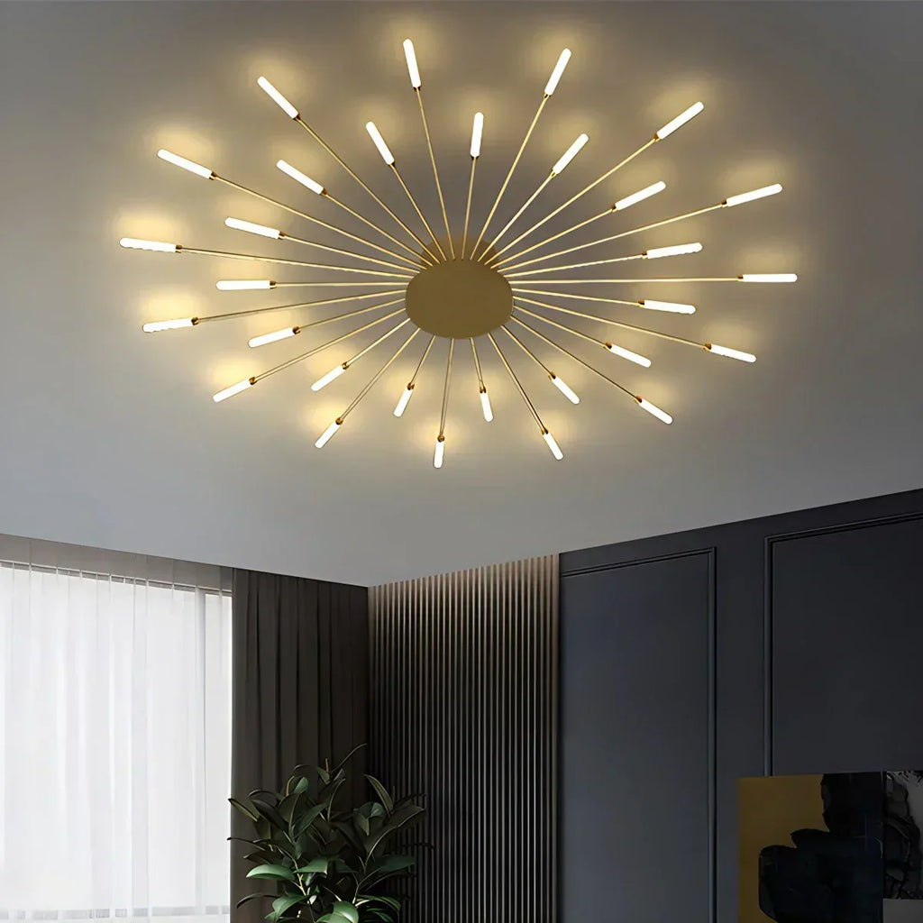 Taklampe med fyrverkeristjerne for moderne hjem | Ventumra