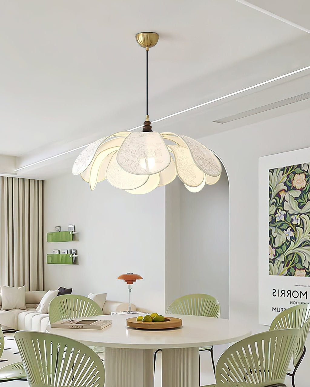 Liora Bloom Modern Pendant Light With E26 E27 LED Compatible