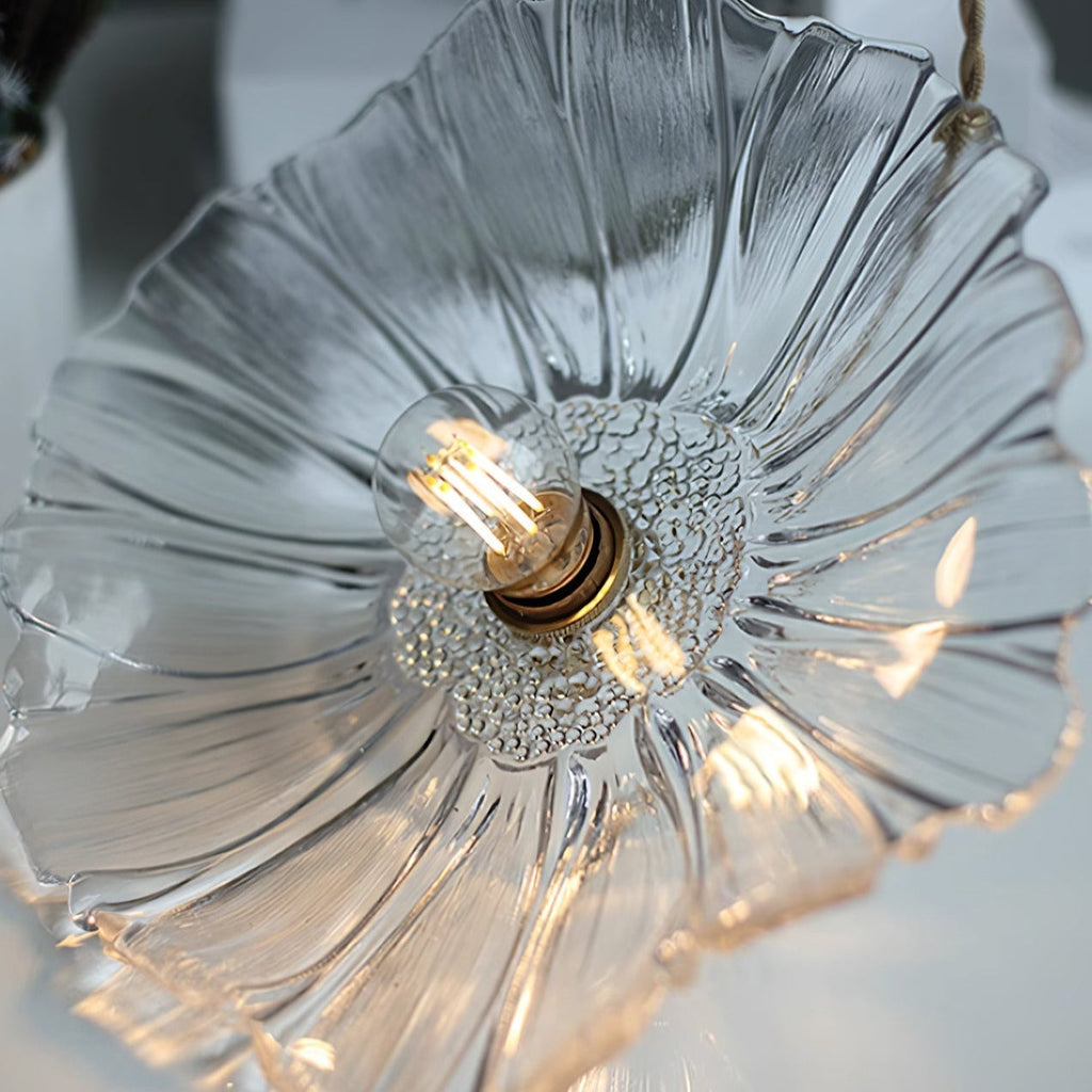 Calia Flower-lampe i glass for tak/oppheng | ventumra