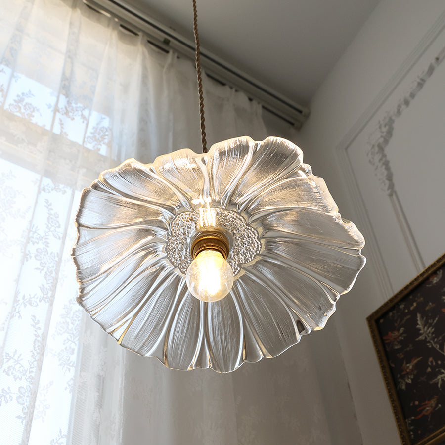 Calia Flower-lampe i glass for tak/oppheng | ventumra