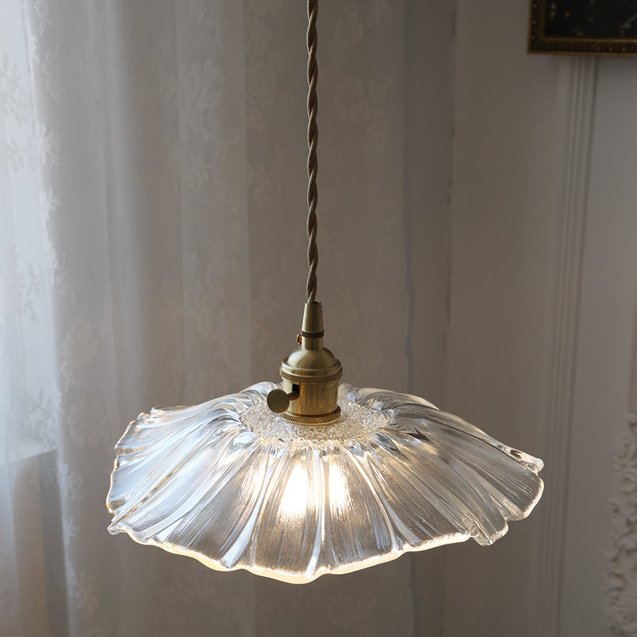 Calia Flower-lampe i glass for tak/oppheng | ventumra