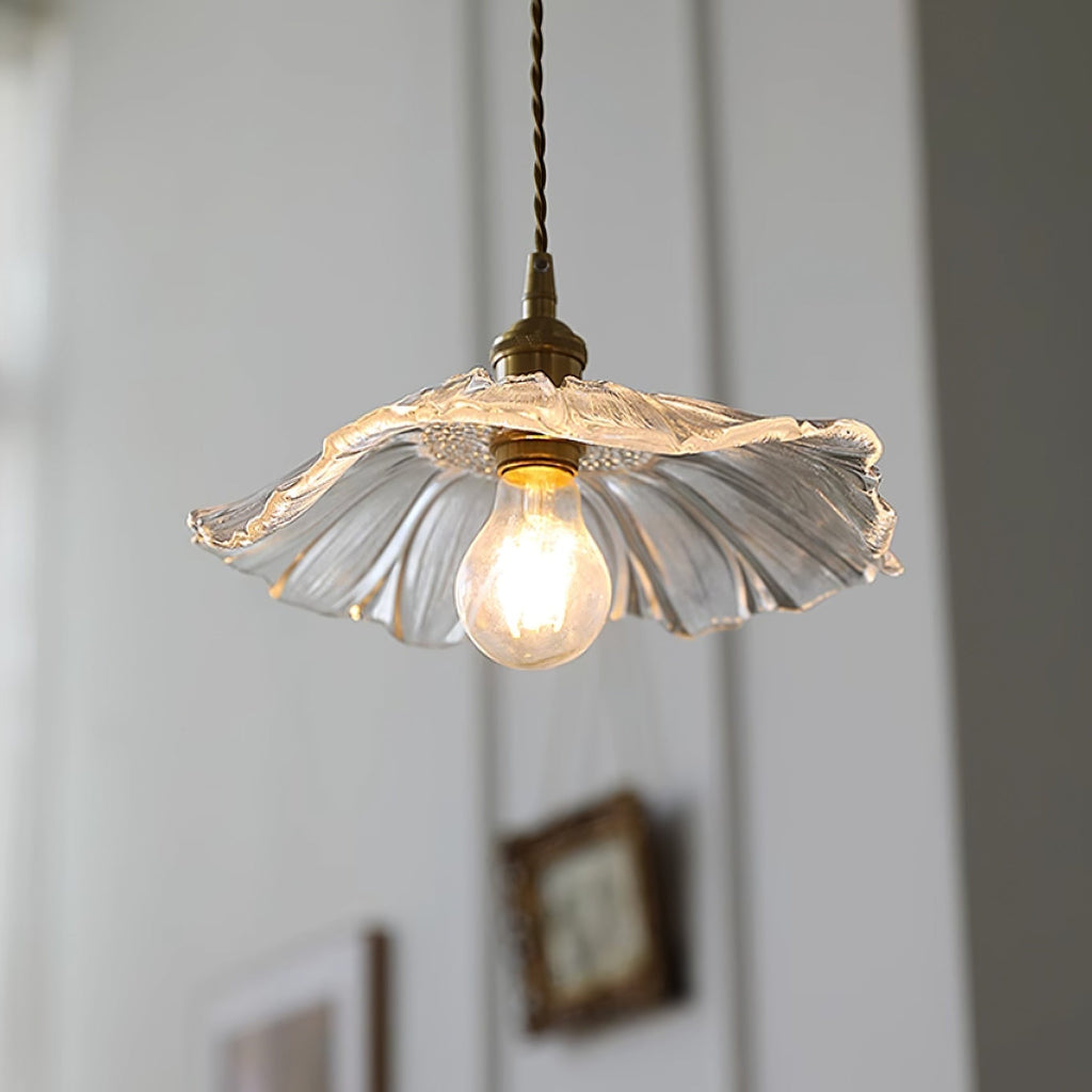Calia Flower-lampe i glass for tak/oppheng | ventumra