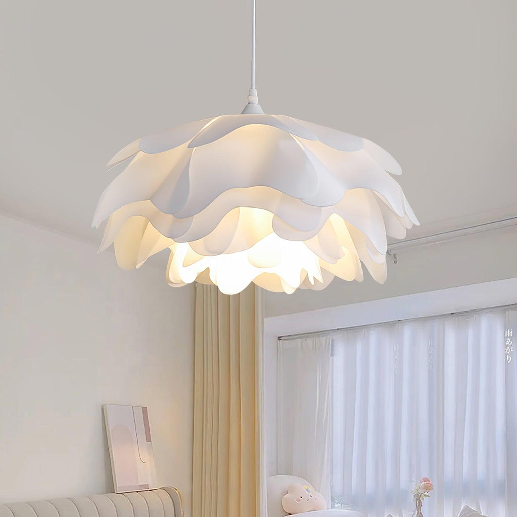 FloraGlow Petal Pendant Lamp | White Soft Diffuse Light