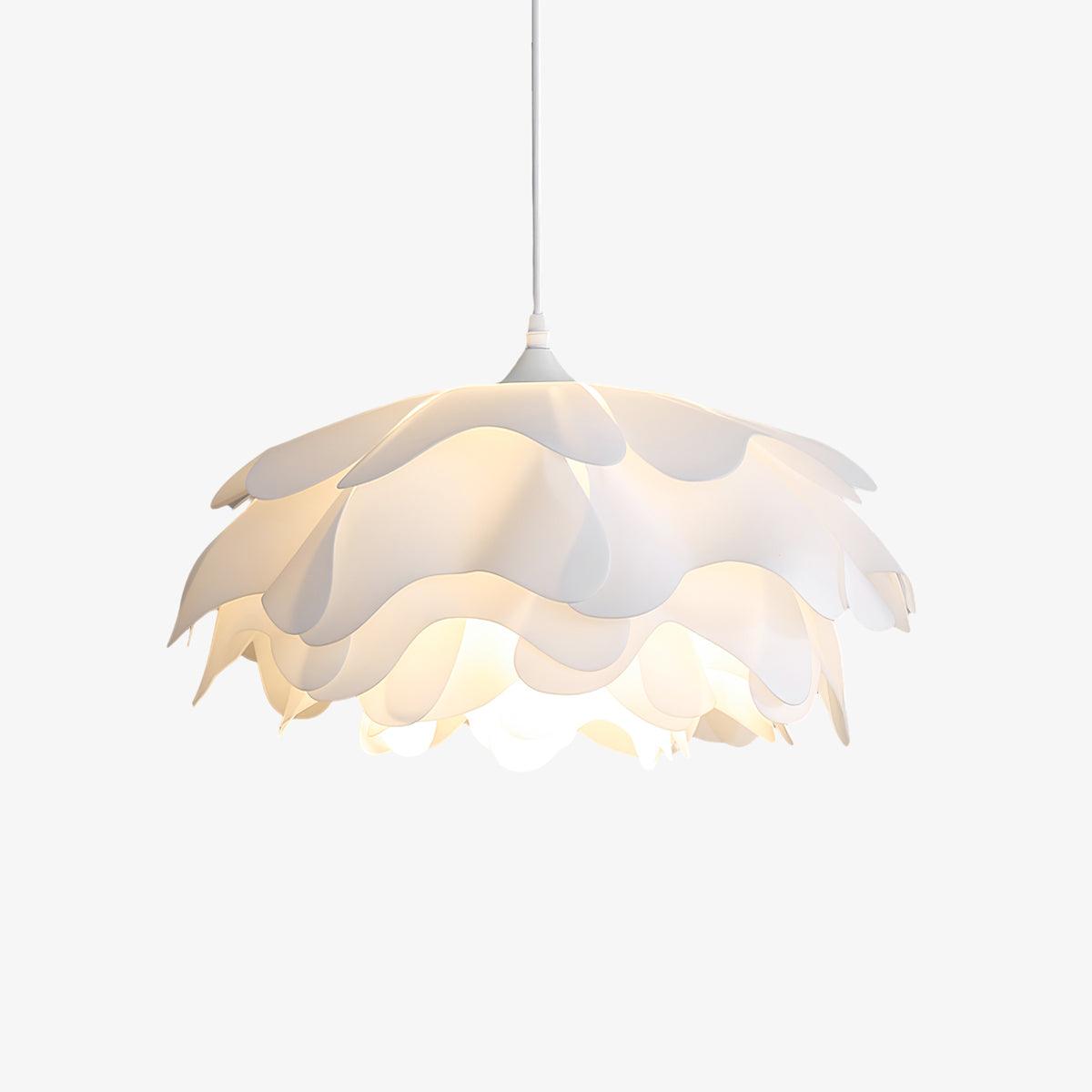 FloraGlow Petal Pendant Lamp | White Soft Diffuse Light