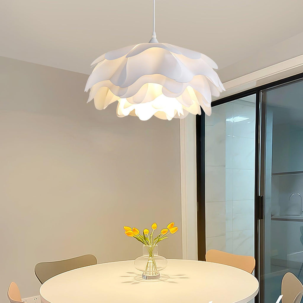 FloraGlow Petal Pendant Lamp | White Soft Diffuse Light