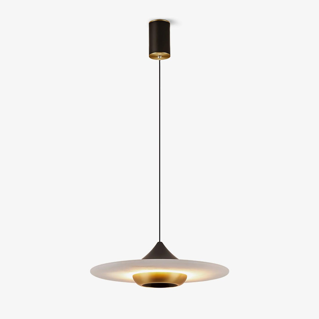 Orbis Modern Marble Flying Saucer Pendant Ceiling Light