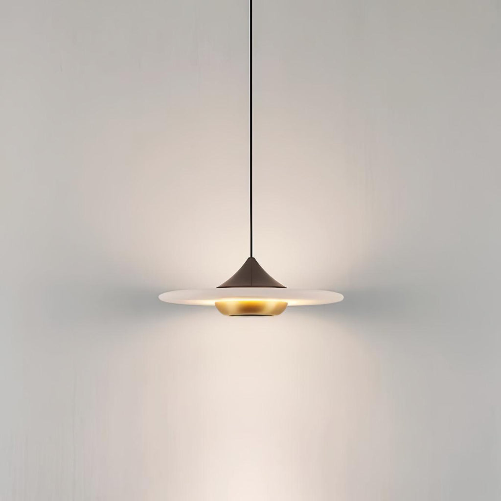 Orbis Modern Marble Flying Saucer Pendant Ceiling Light