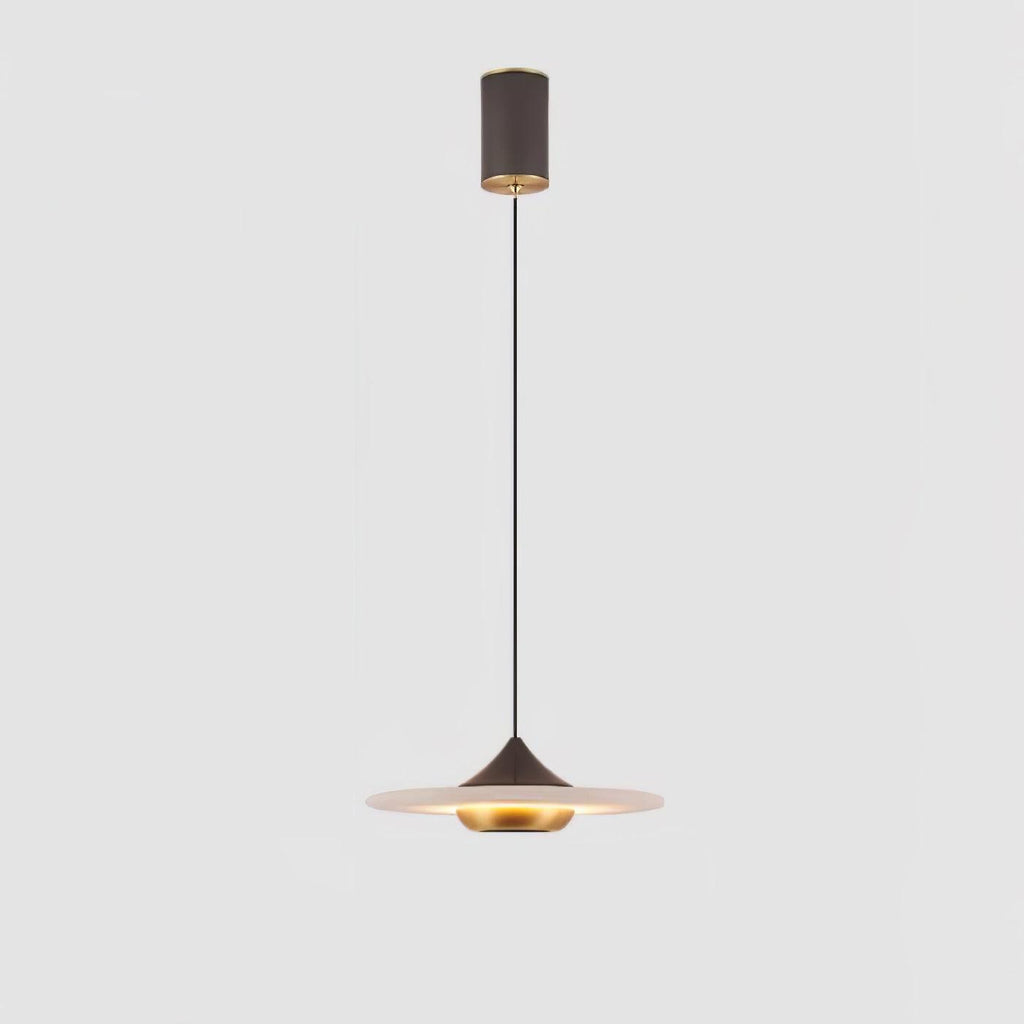 Orbis Modern Marble Flying Saucer Pendant Ceiling Light