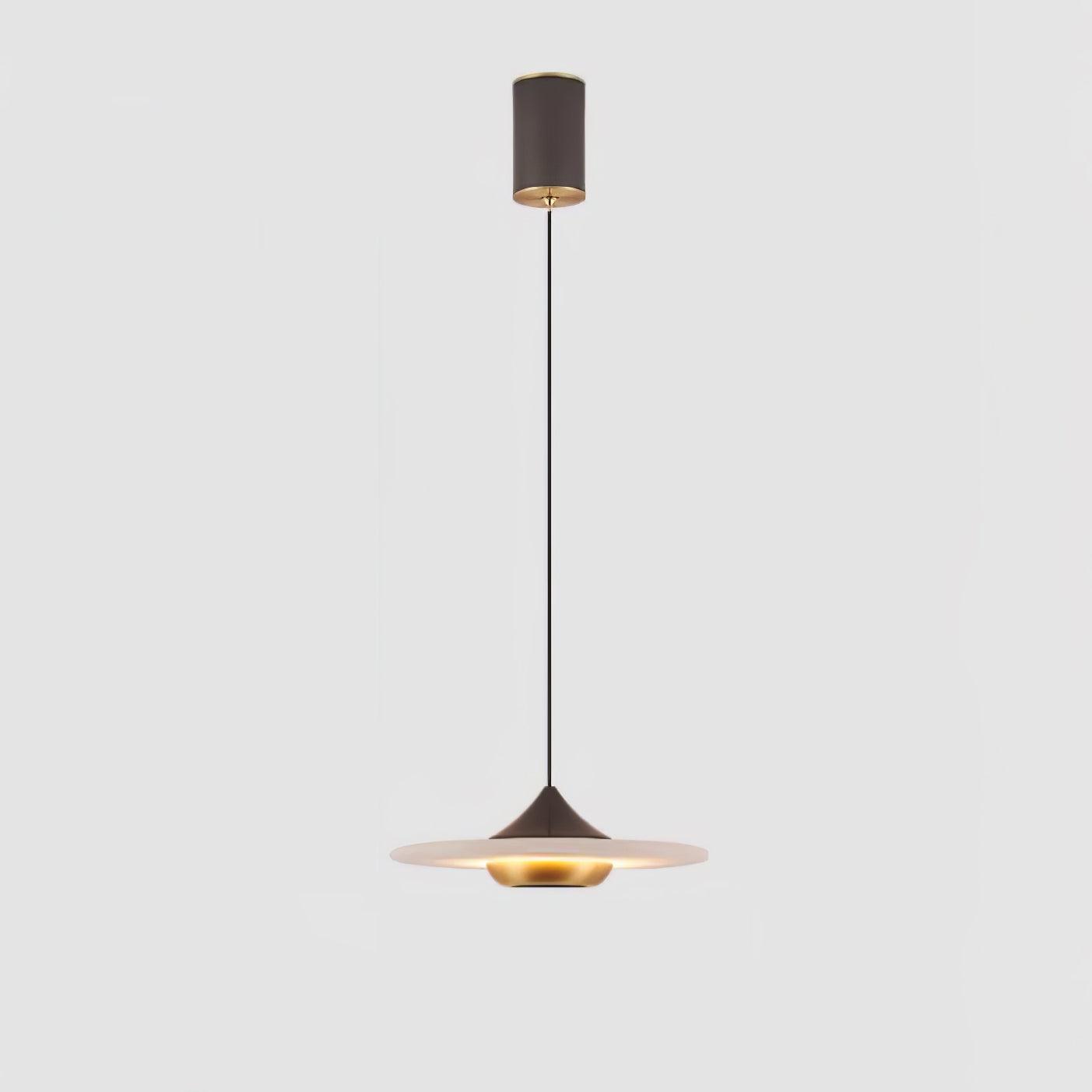 Orbis Modern Marble Flying Saucer Pendant Ceiling Light