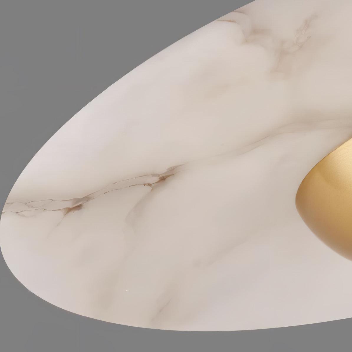 Orbis Modern Marble Flying Saucer Pendant Ceiling Light