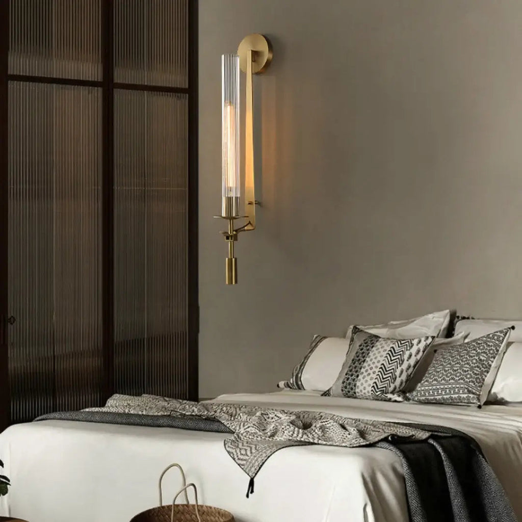 Lucian Indoor Wall Lamp Glass Farmhouse | ventumra