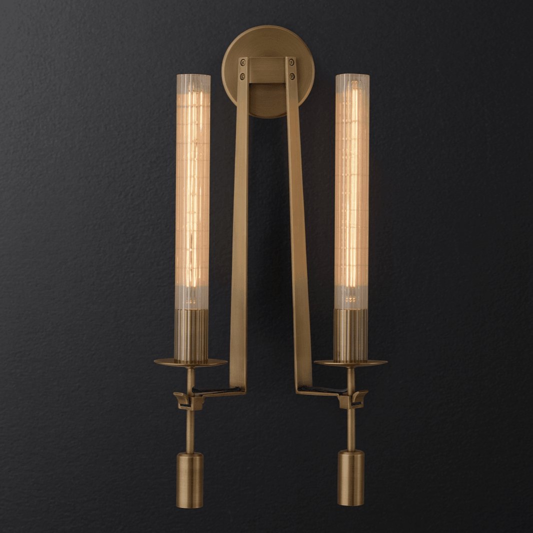 Lucian Indoor Wall Lamp Glass Farmhouse | ventumra