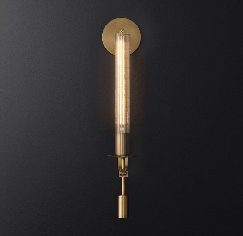 Lucian Indoor Wall Lamp Glass Farmhouse | ventumra