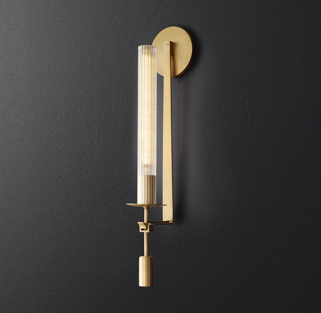 Lucian Indoor Wall Lamp Glass Farmhouse | ventumra