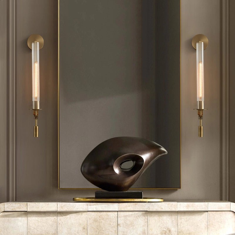 Lucian Indoor Wall Lamp Glass Farmhouse | ventumra