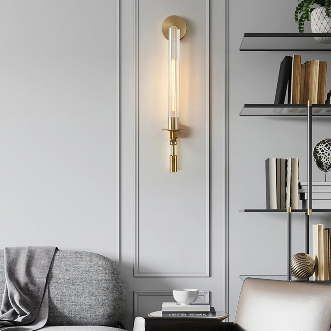 Lucian Indoor Wall Lamp Glass Farmhouse | ventumra