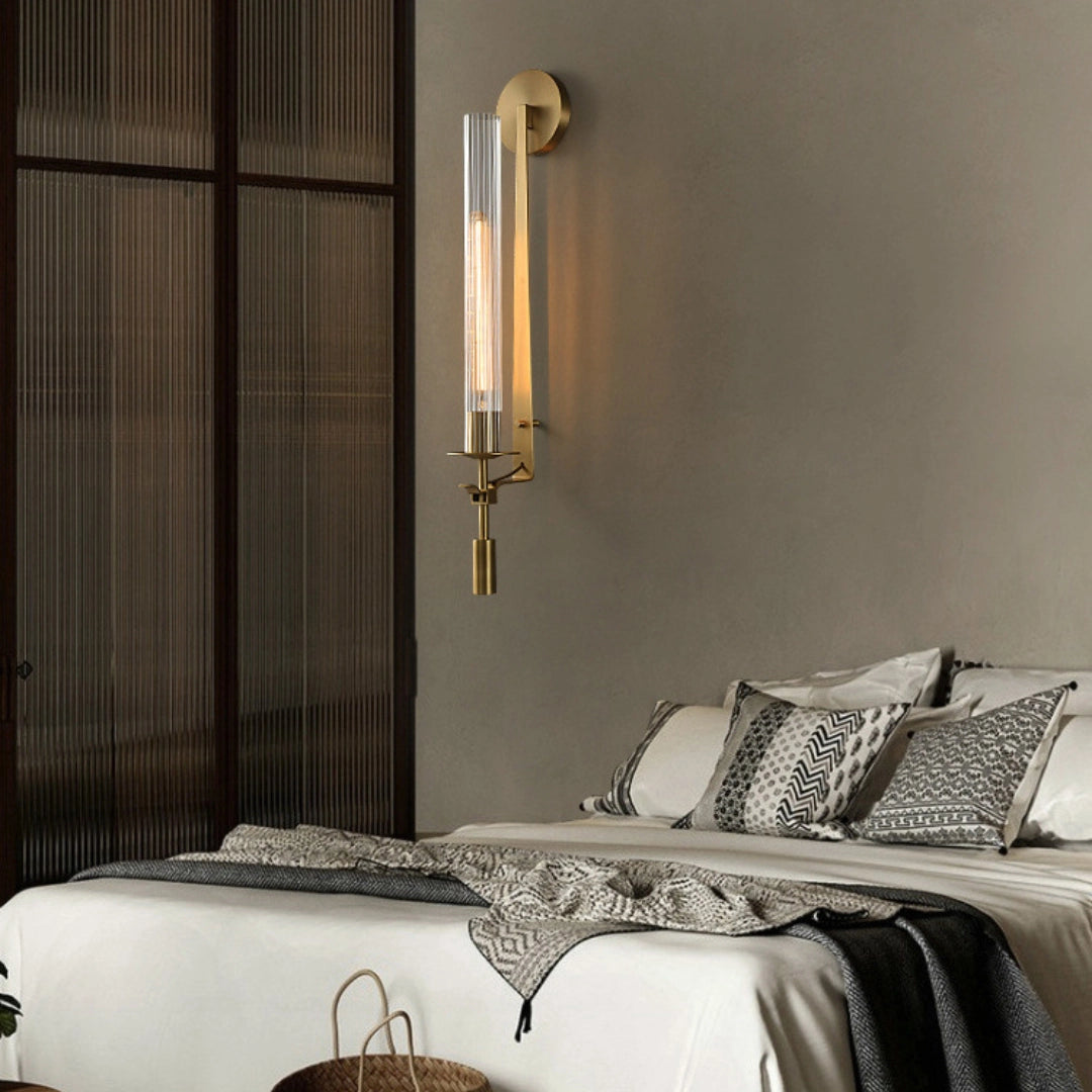 Lucian Indoor Wall Lamp Glass Farmhouse | ventumra