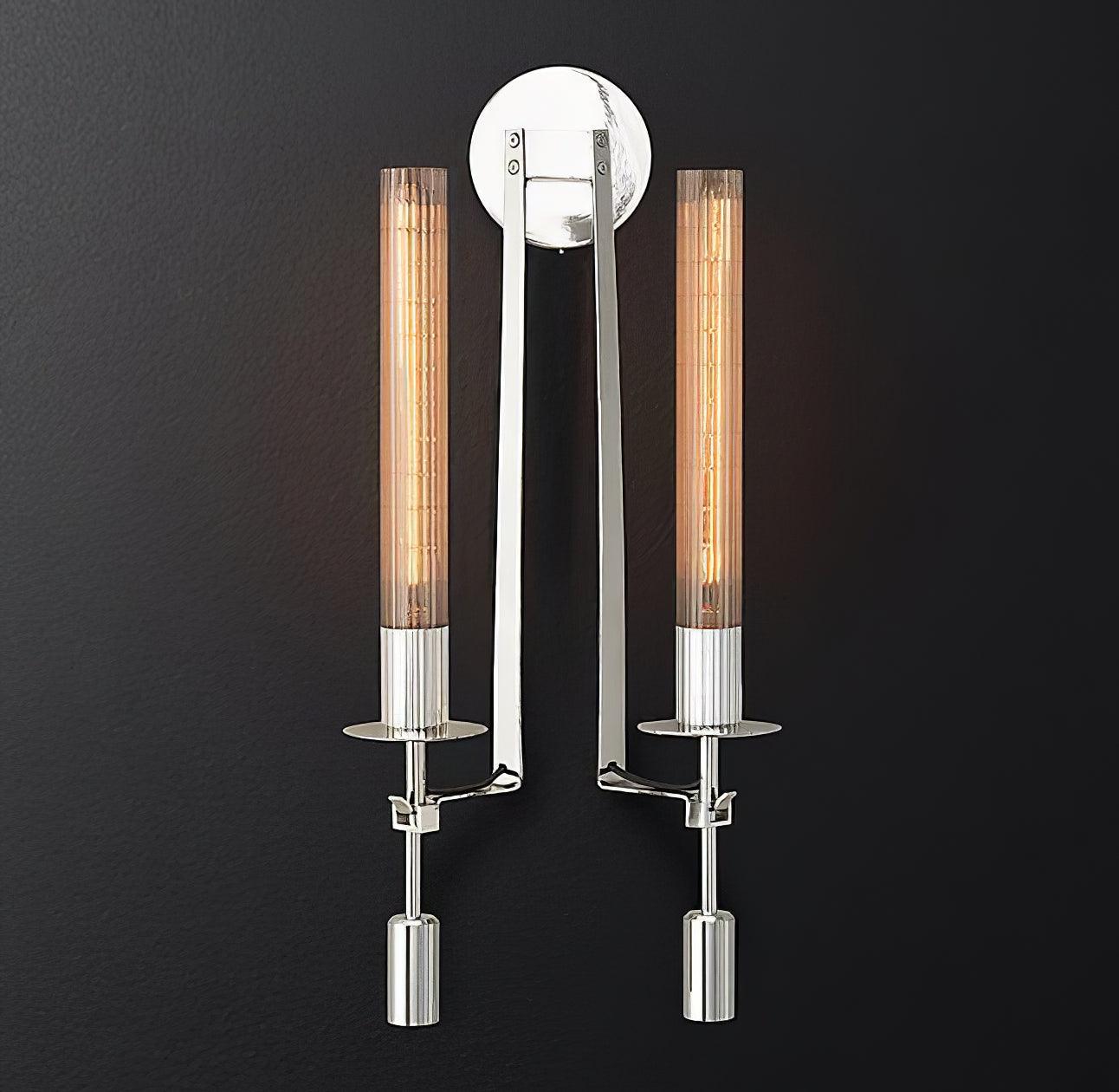 Lucian Indoor Wall Lamp Glass Farmhouse | ventumra