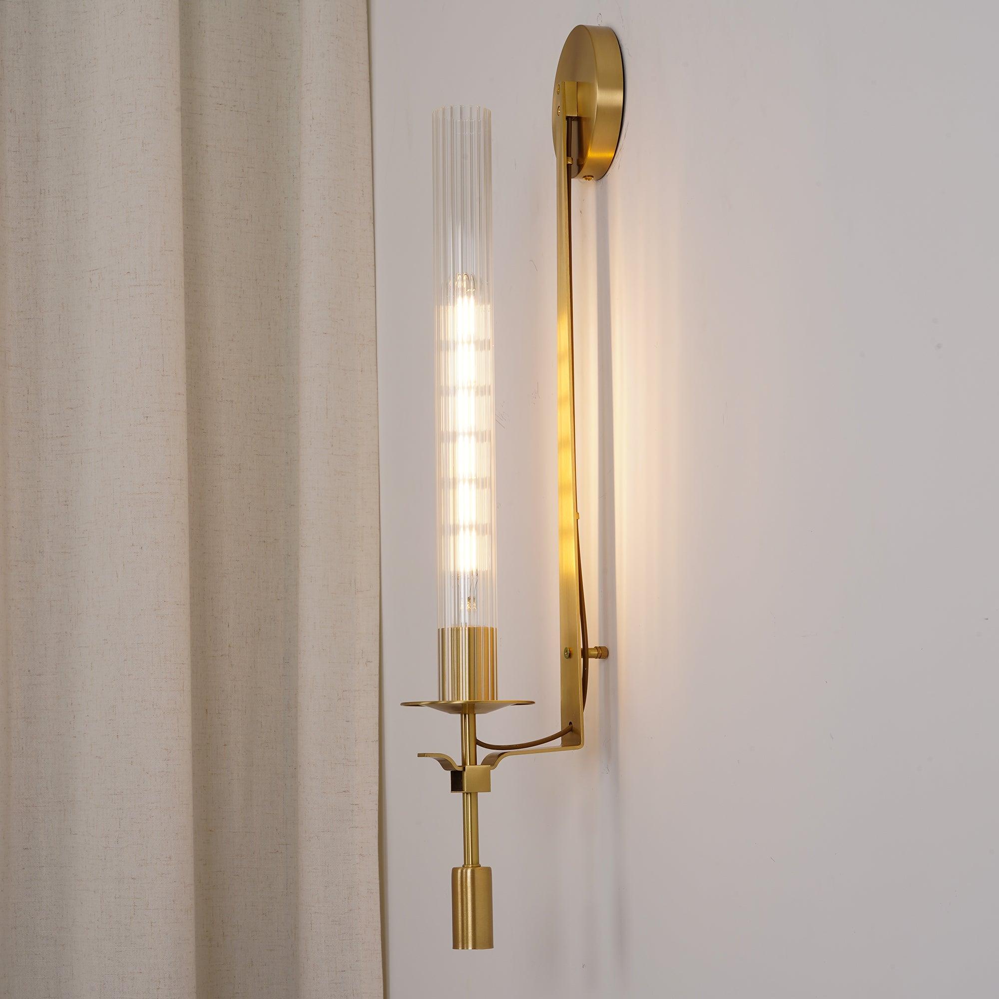 Lucian Indoor Wall Lamp Glass Farmhouse | ventumra