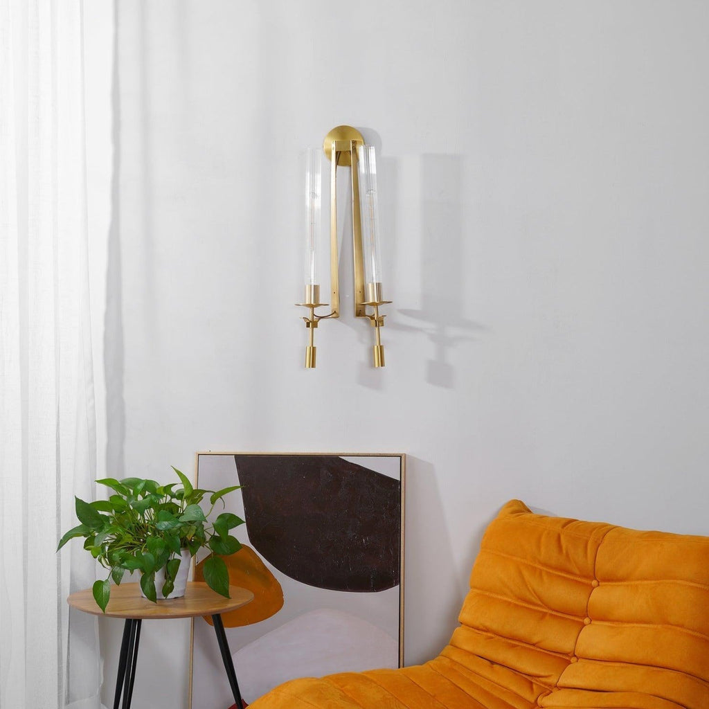 Lucian Indoor Wall Lamp Glass Farmhouse | ventumra