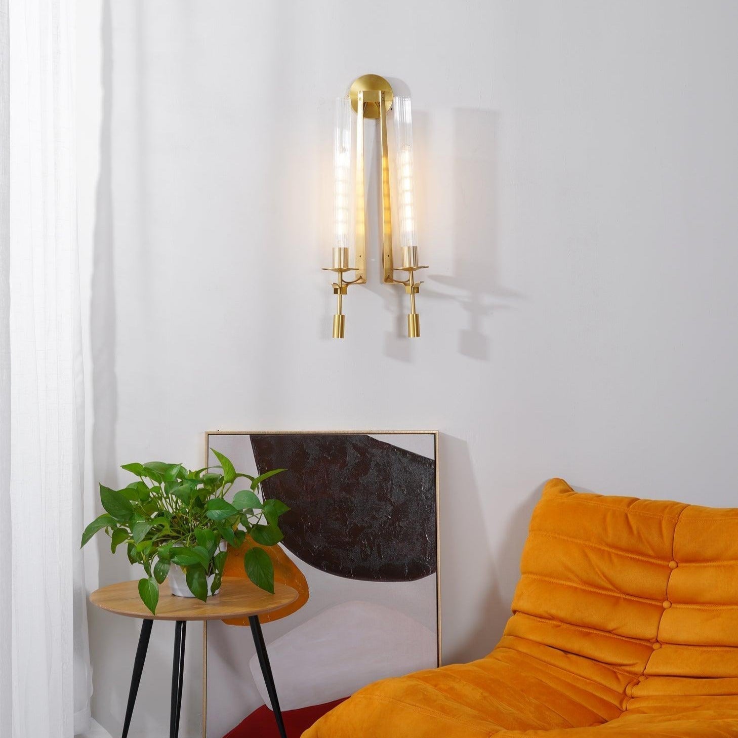 Lucian Indoor Wall Lamp Glass Farmhouse | ventumra