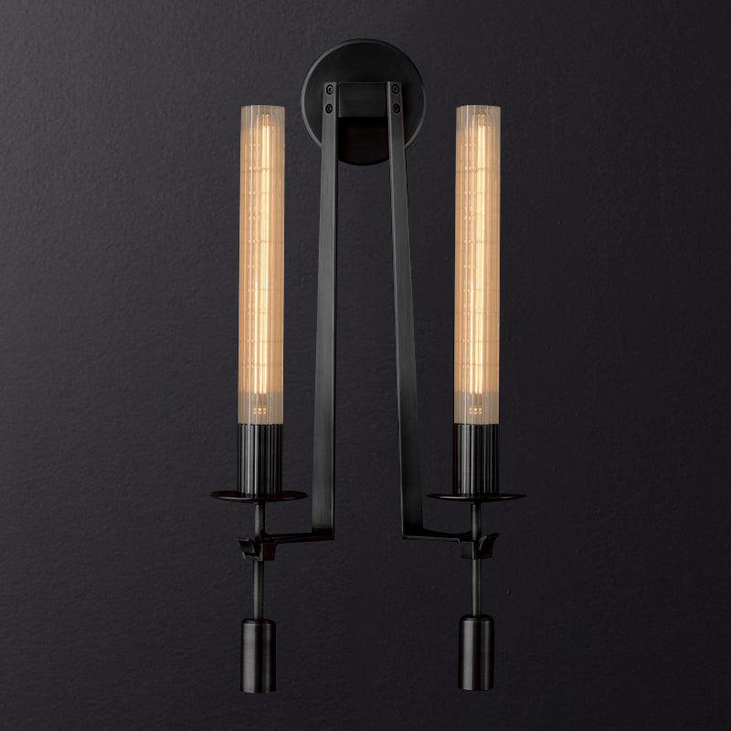 Lucian Indoor Wall Lamp Glass Farmhouse | ventumra