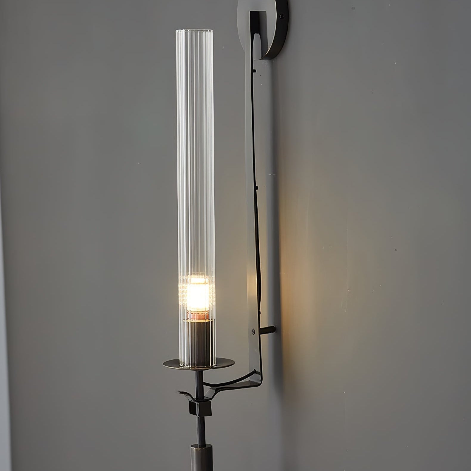 Lucian Indoor Wall Lamp Glass Farmhouse | ventumra