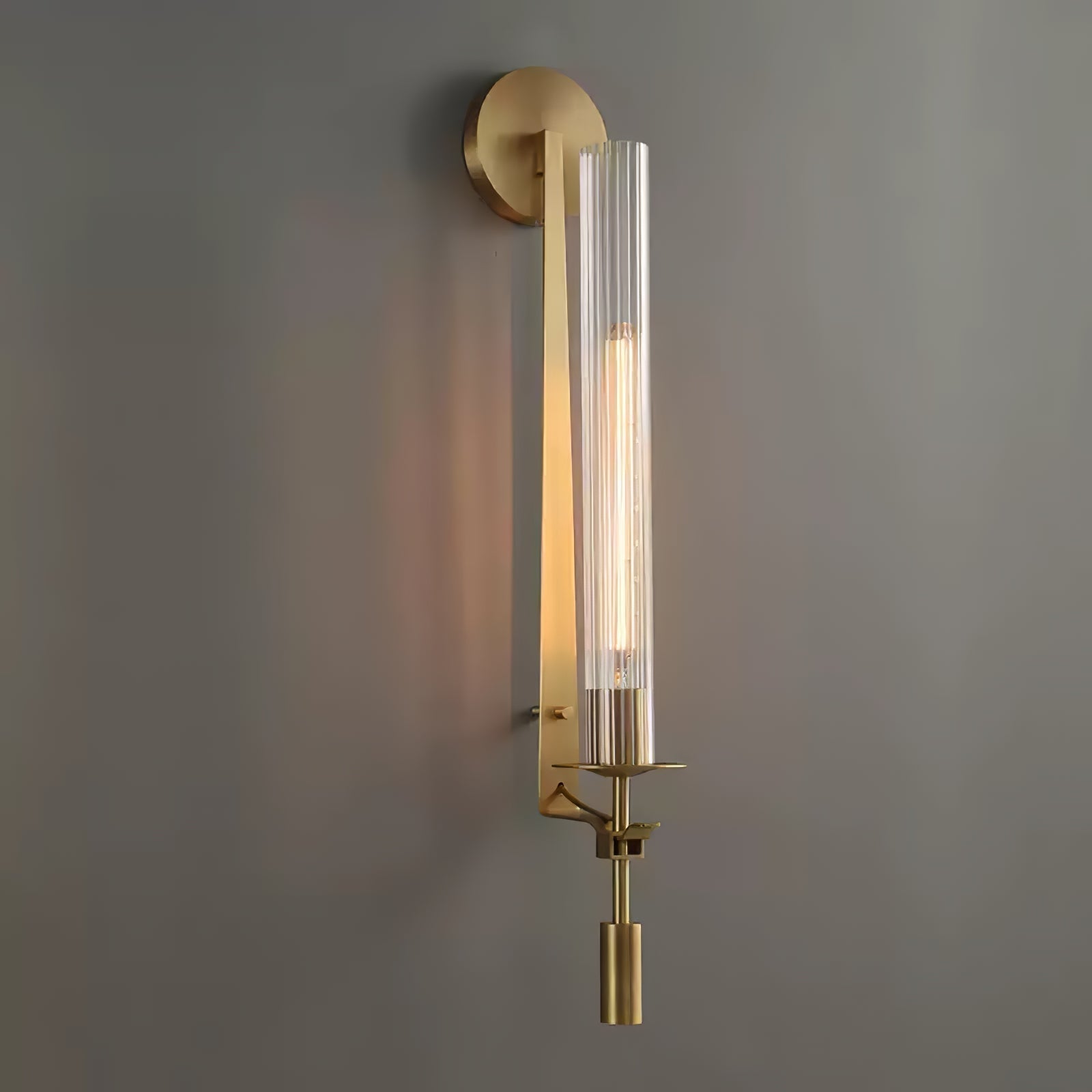 Lucian Indoor Wall Lamp Glass Farmhouse | ventumra