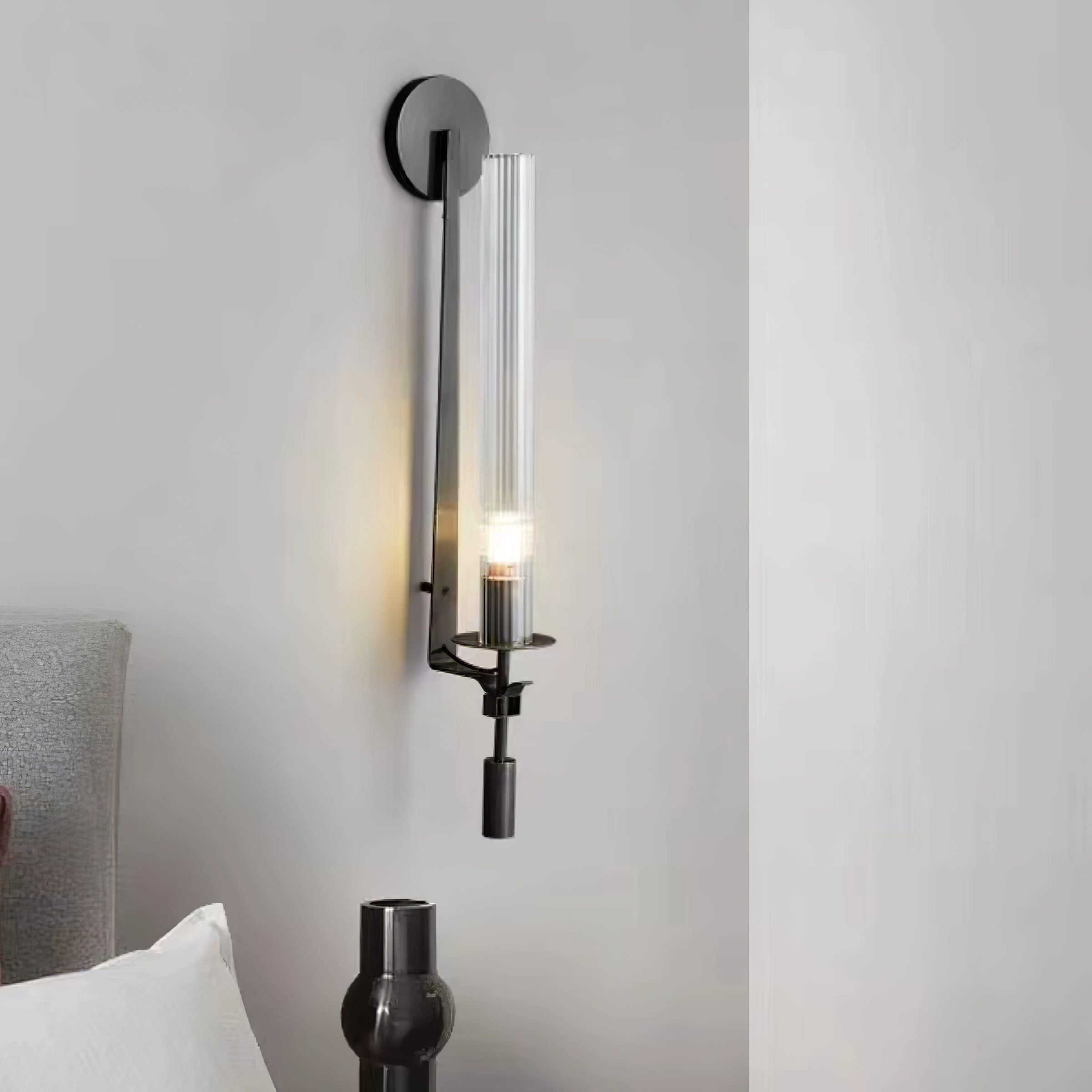 Lucian Indoor Wall Lamp Glass Farmhouse | ventumra