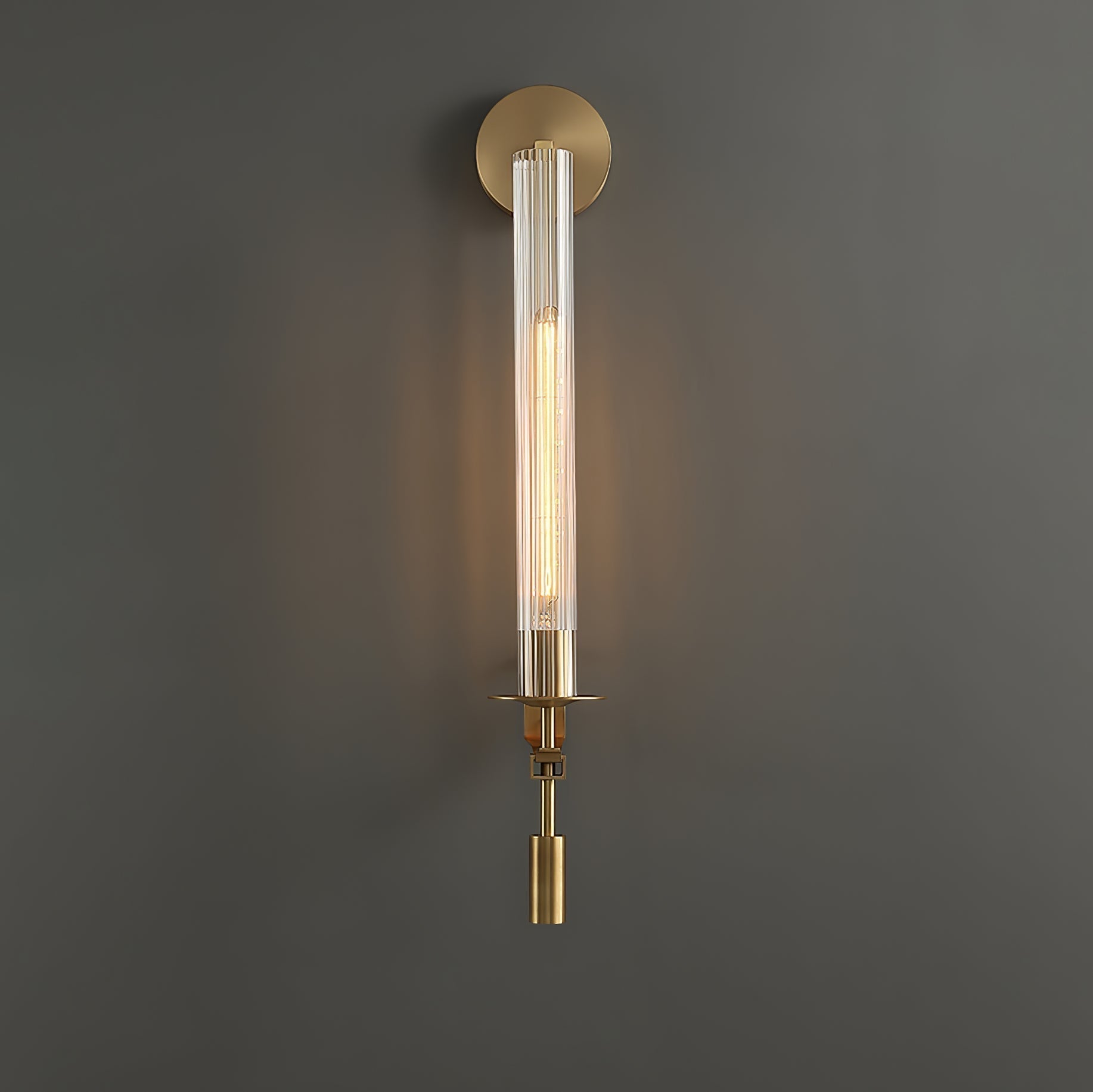 Lucian Indoor Wall Lamp Glass Farmhouse | ventumra