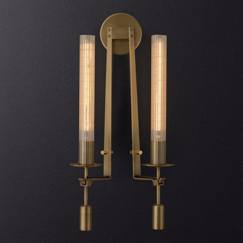 Lucian Indoor Wall Lamp Glass Farmhouse | ventumra
