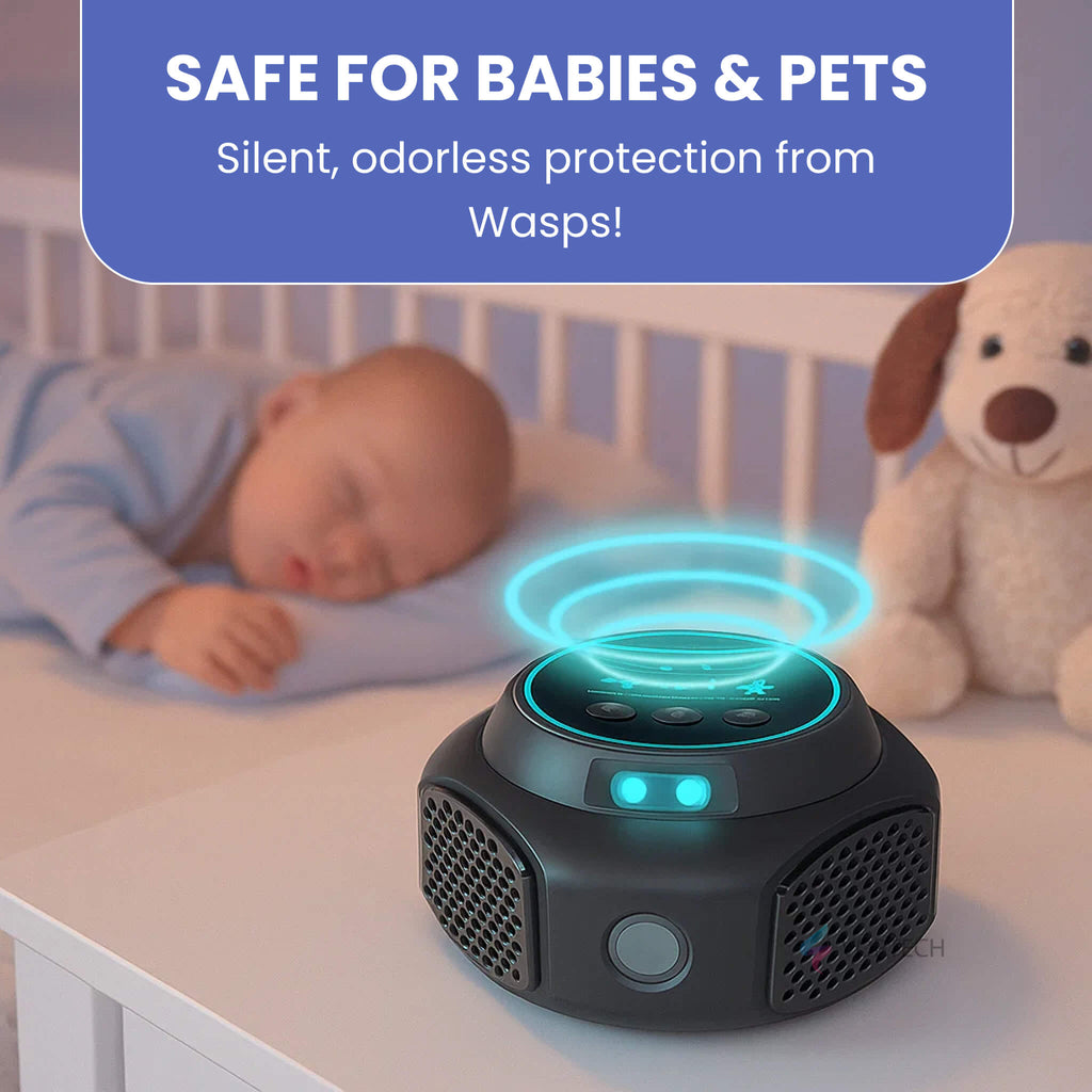 Ultrasonic Wasp Repellent 3200 — Chemical-Free Quiet Protection
