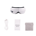 LuminaFlex מכשיר עיסוי עיניים 6D — לחץ אוויר, חימום, רטט, Bluetooth, עיצוב מתקפל