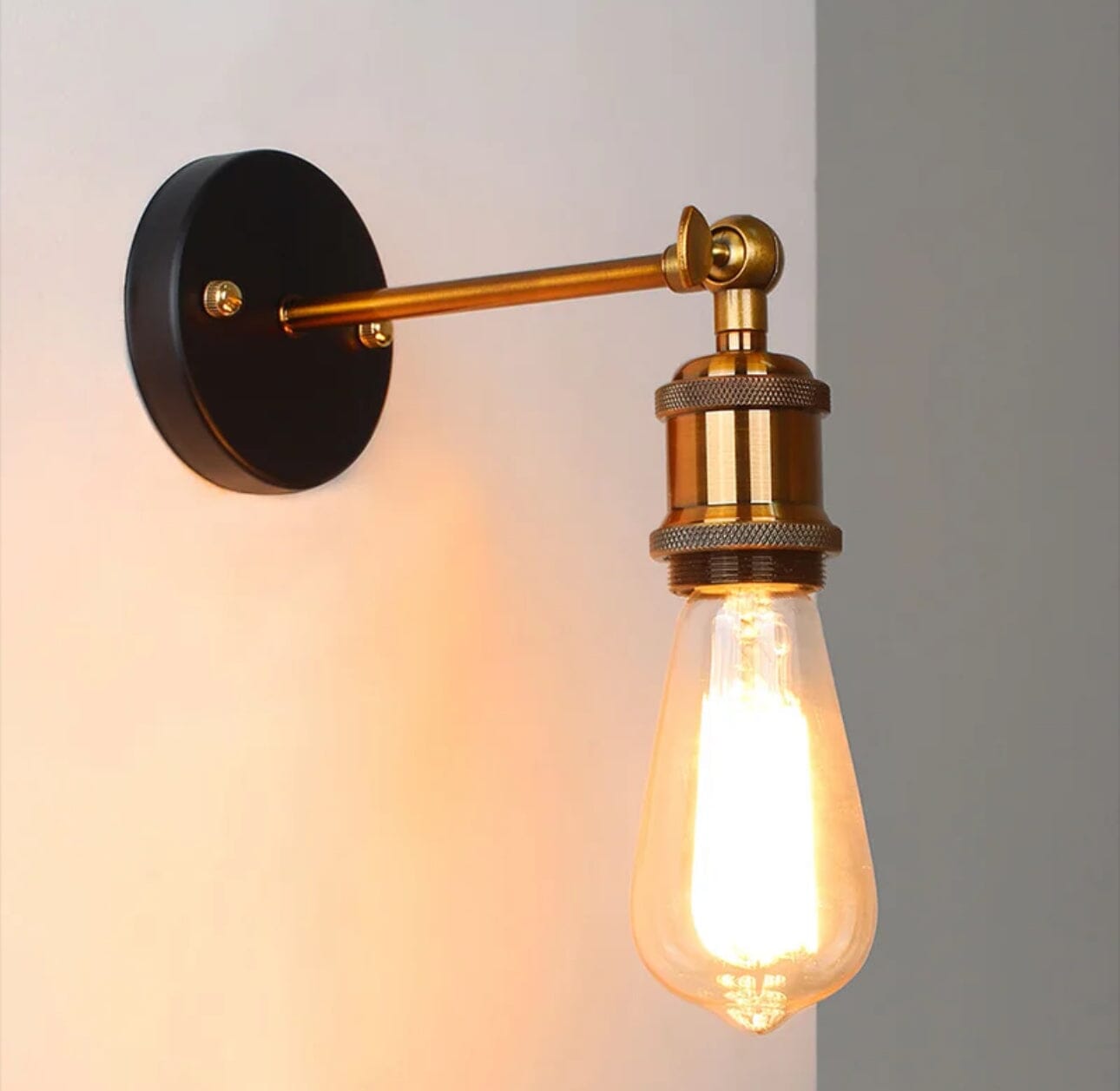 NovaNord Vintage Bulb Wall Lamp for Cozy Nordic Rooms