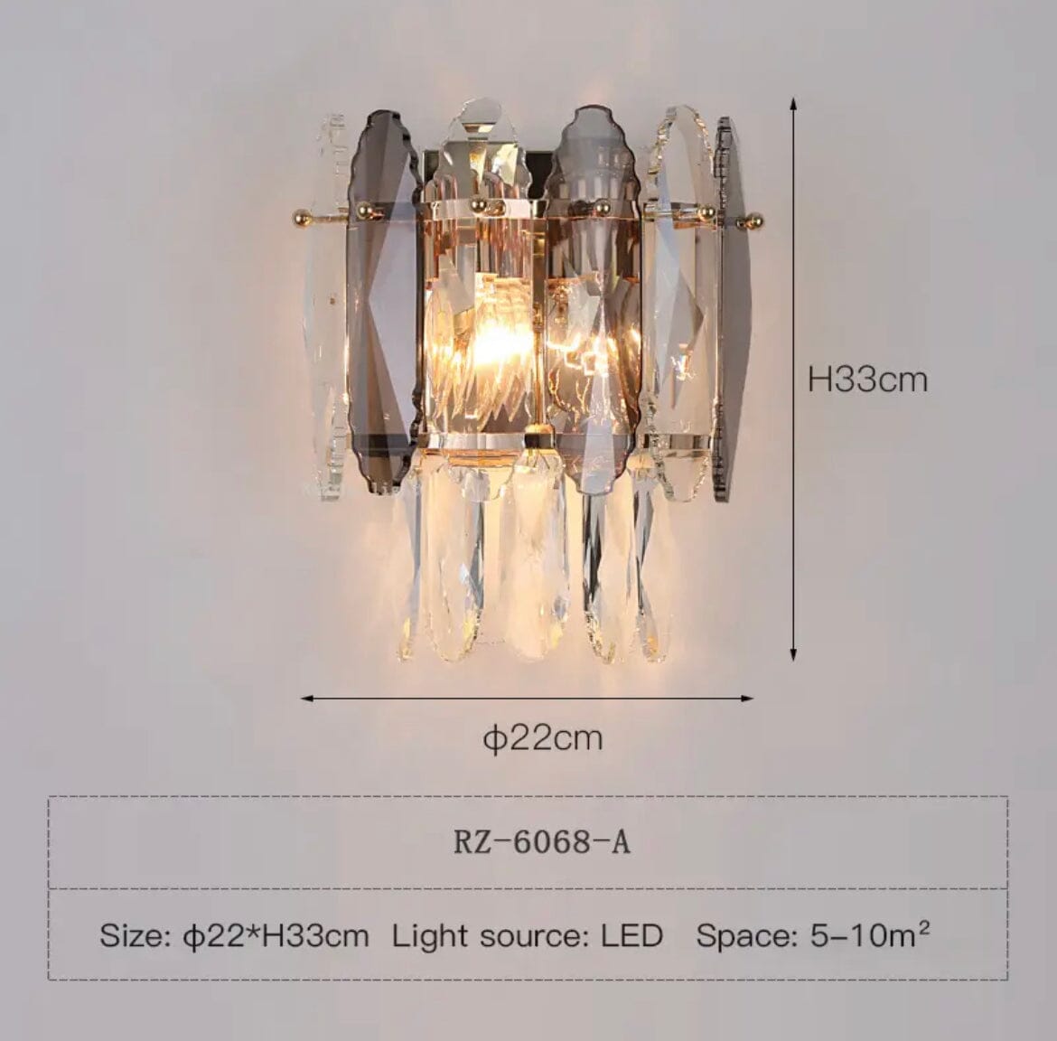 LumaNox Nordic Wall Lamps for Modern Living Rooms and Hallways