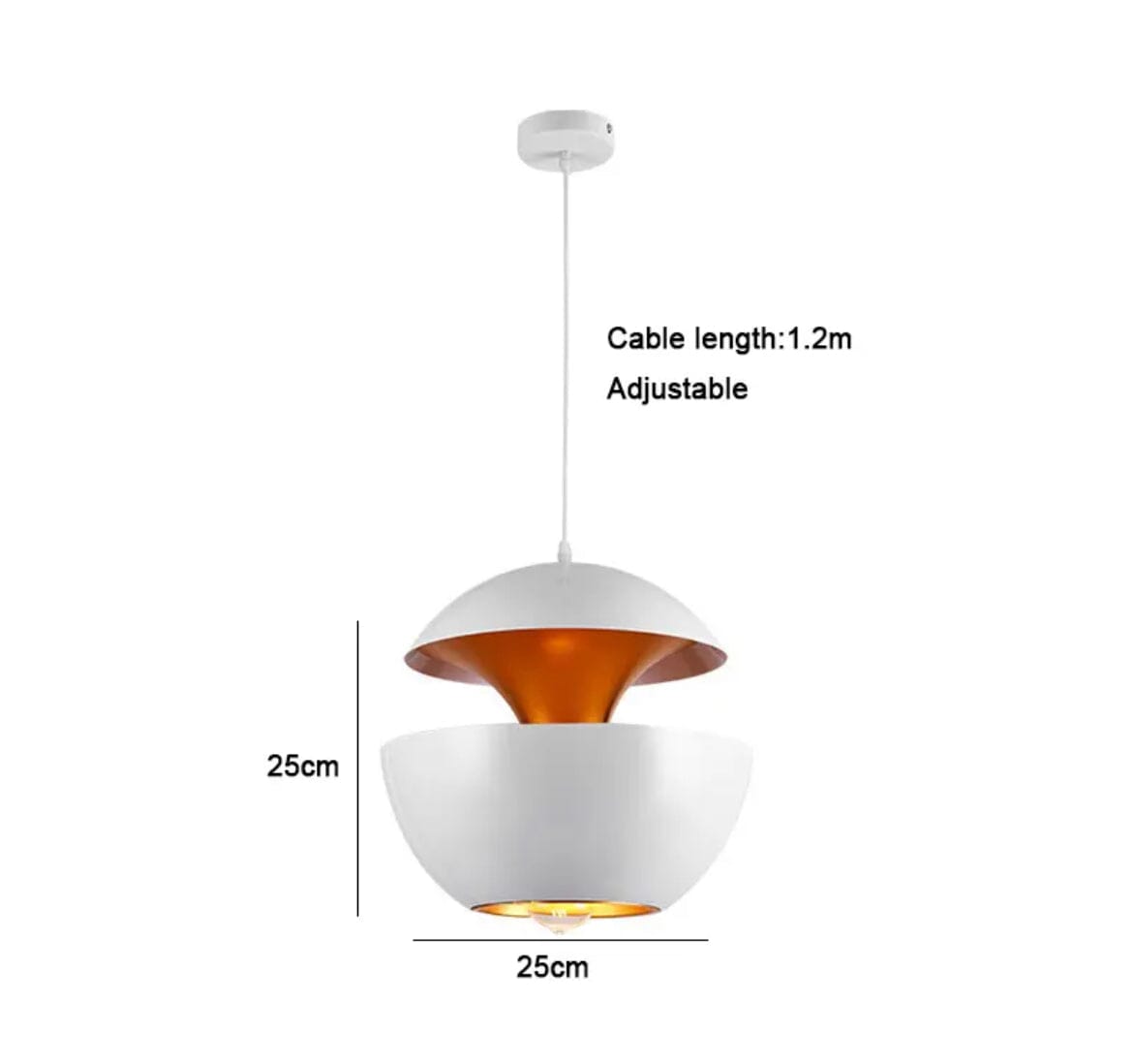 LyraNova Apple Pendant Light for Kitchen Islands and Areas
