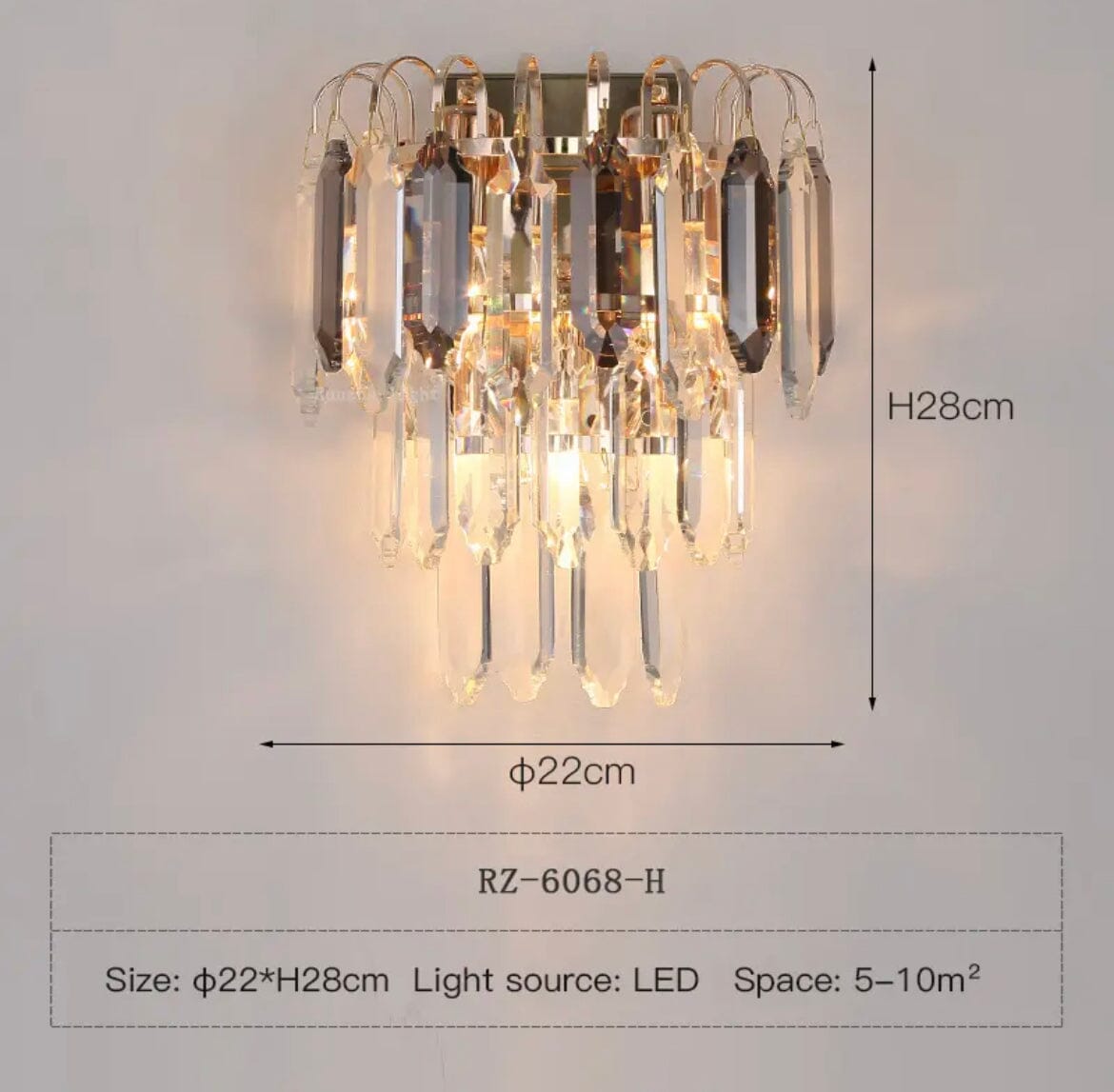 LumaNox Nordic Wall Lamps for Modern Living Rooms and Hallways