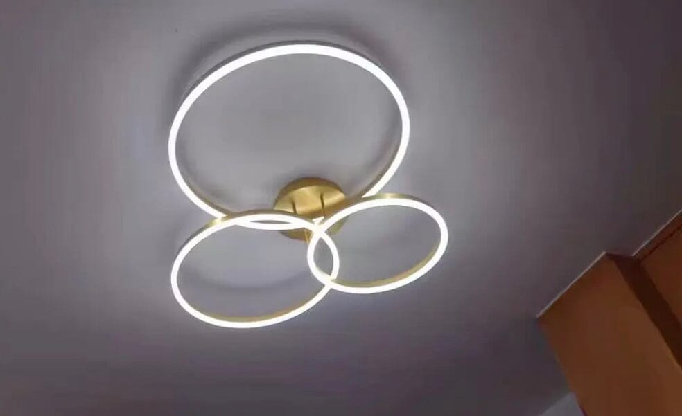 Aurelia LED Ceiling Lamp With Dimmable Finish For Areas