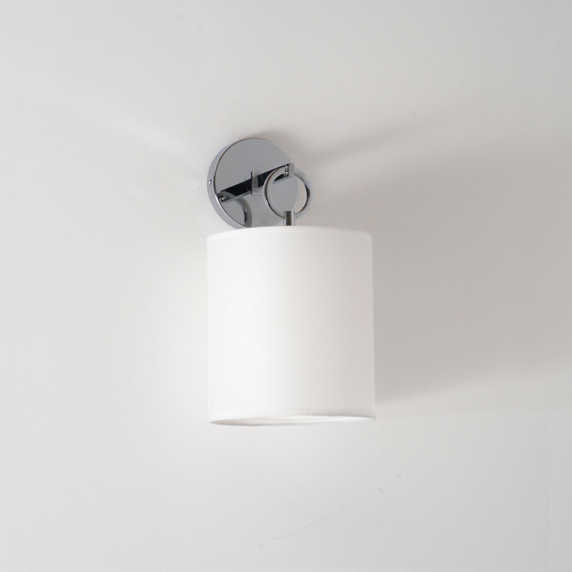 Iris Wall Lamp Farmhouse Fabric Cylindrical | ventumra