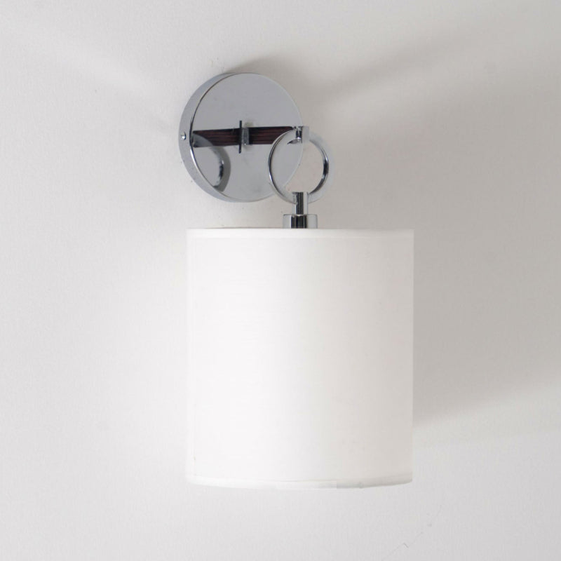 Iris Wall Lamp Farmhouse Fabric Cylindrical | ventumra